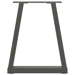 Nohy konferenčního stolku ve tvaru V, 2 ks, antracitové, 28 x (42-43,3) cm, ocel - obrázek 5