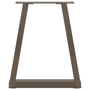 Nohy konferenčního stolku ve tvaru V, 2 ks, přírodní ocel, 28 x (42-43,3) cm, ocel - obrázek 5
