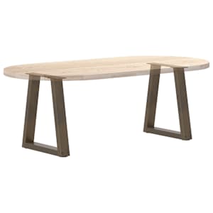 Nohy konferenčního stolku ve tvaru V, 2 ks, přírodní ocel, 28 x (42-43,3) cm, ocel - obrázek 8