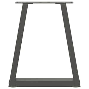 Nohy konferenčního stolku ve tvaru V 2 ks antracitové 38 x (42-43,3) cm ocelové - obrázek 5