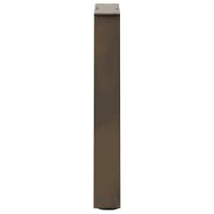 Nohy konferenčního stolku ve tvaru V, 2 ks, přírodní ocel, 38 x (42-43,3) cm, ocel - obrázek 6