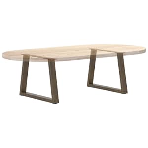 Nohy konferenčního stolku ve tvaru V 2 ks přírodní ocel 50 x (42-43,3) cm ocel - obrázek 8