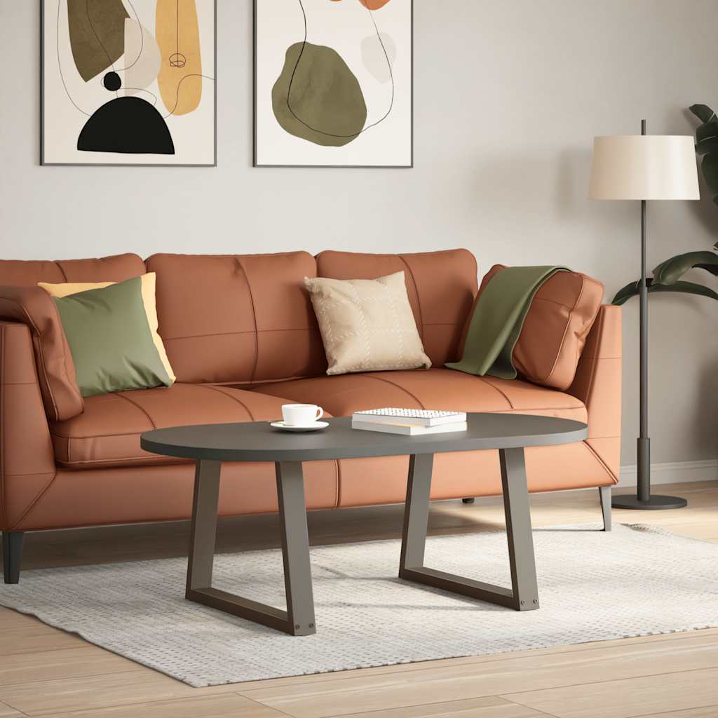 Thumbnail - vidaXL Couchtischbeine V-Form 2 Stück Naturstahl 70x(42-43,3) cm Stahl
