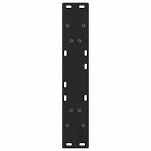 Nohy k jídelnímu stolu ve tvaru V, 2 ks, černé, 50x(72-73,3) cm, ocel - obrázek 7