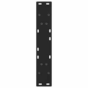 Nohy k jídelnímu stolu ve tvaru V, 2 ks, černé, 60 x (72-73,3) cm, ocel - obrázek 7