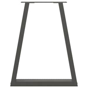 Nohy k jídelnímu stolu ve tvaru V, 2 ks, antracitové, 60 x (72-73,3) cm, ocel - obrázek 5