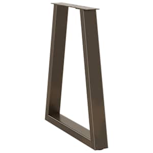 Nohy k jídelnímu stolu ve tvaru V, 2 ks, přírodní ocel, 60 x (72-73,3) cm, ocel - obrázek 4