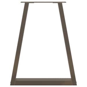 Nohy k jídelnímu stolu ve tvaru V, 2 ks, přírodní ocel, 60 x (72-73,3) cm, ocel - obrázek 5