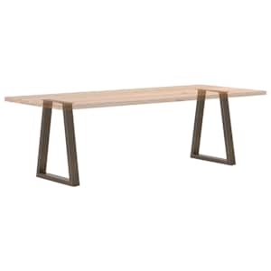 Nohy k jídelnímu stolu ve tvaru V, 2 ks, přírodní ocel, 60 x (72-73,3) cm, ocel - obrázek 8