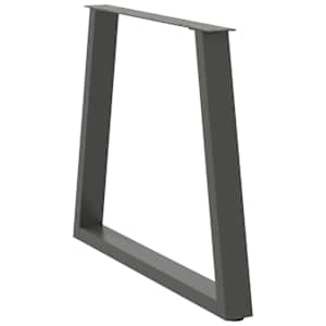 Nohy k jídelnímu stolu ve tvaru V, 2 ks, antracitové, 70 x (72-73,3) cm, ocel - obrázek 4