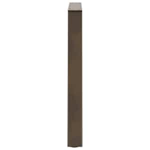 Nohy k jídelnímu stolu ve tvaru V, 2 ks, přírodní ocel, 70 x (72-73,3) cm, ocel - obrázek 6