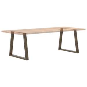 Nohy k jídelnímu stolu ve tvaru V, 2 ks, přírodní ocel, 70 x (72-73,3) cm, ocel - obrázek 8