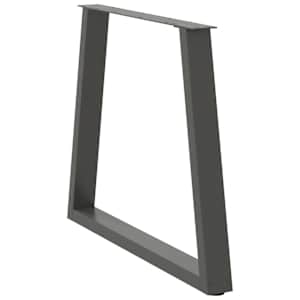 Nohy k jídelnímu stolu ve tvaru V, 2 ks, antracitové, 80 x (72-73,3) cm, ocel - obrázek 4