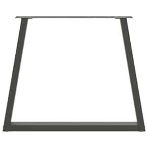 Nohy k jídelnímu stolu ve tvaru V, 2 ks, antracitové, 80 x (72-73,3) cm, ocel - obrázek 5