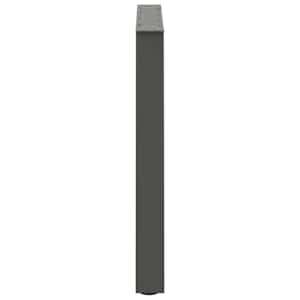 Nohy k jídelnímu stolu ve tvaru V, 2 ks, antracitové, 80 x (72-73,3) cm, ocel - obrázek 6