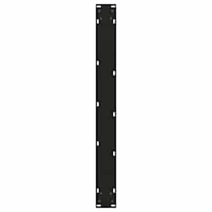 Nohy k jídelnímu stolu ve tvaru V, 2 ks, černé, 90 x (72-73,3) cm, ocel - obrázek 7