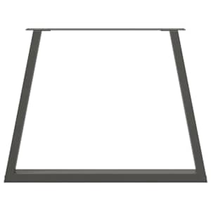 Nohy k jídelnímu stolu ve tvaru V, 2 ks, antracitové, 90 x (72-73,3) cm, ocel - obrázek 5