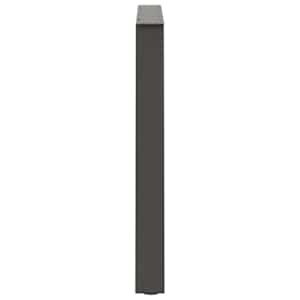 Nohy k jídelnímu stolu ve tvaru V, 2 ks, antracitové, 90 x (72-73,3) cm, ocel - obrázek 6