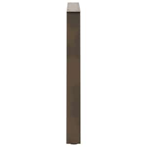 Nohy k jídelnímu stolu ve tvaru V, 2 ks, přírodní ocel, 90 x (72-73,3) cm, ocel - obrázek 6