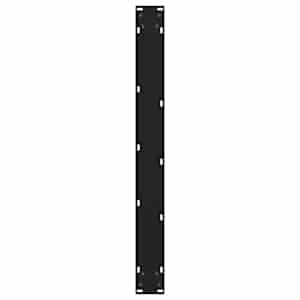 Nohy k jídelnímu stolu ve tvaru V, 2 ks, černé, 100 x (72-73,3) cm, ocel - obrázek 7
