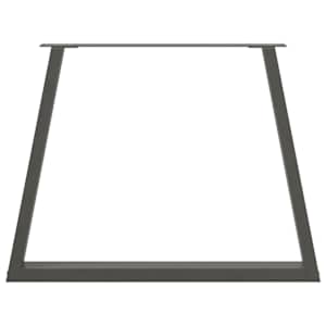 Nohy k jídelnímu stolu ve tvaru V, 2 ks, antracitové, 100 x (72-73,3) cm, ocel - obrázek 5