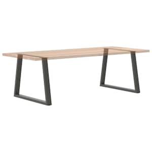 Nohy k jídelnímu stolu ve tvaru V, 2 ks, antracitové, 100 x (72-73,3) cm, ocel - obrázek 8