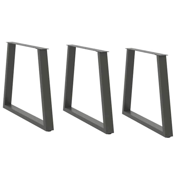vidaXL s&ouml;&ouml;gilaua jalad, V-kujulised, 3 tk, antratsiithall, 70 x (72-73,3) cm, teras