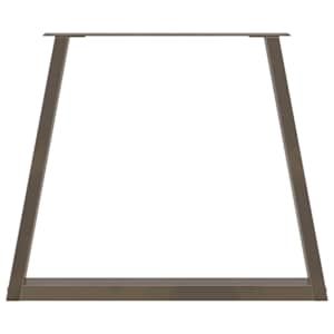 Nohy k jídelnímu stolu ve tvaru V, 3 ks, přírodní ocel, 80 x (72-73,3) cm, ocel - obrázek 5