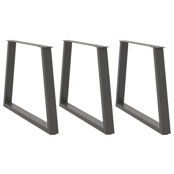vidaXL s&ouml;&ouml;gilaua jalad, V-kujulised, 3 tk, antratsiithall, 100 x (72-73,3) cm, teras