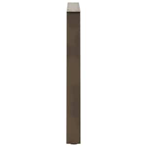 Nohy k jídelnímu stolu ve tvaru V, 3 ks, přírodní ocel, 100 x (72-73,3) cm, ocel - obrázek 6