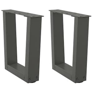vidaXL kohvilaua jalad V-kujulised 2 tk, antratsiithall, 30 x (30-31,3) cm, teras