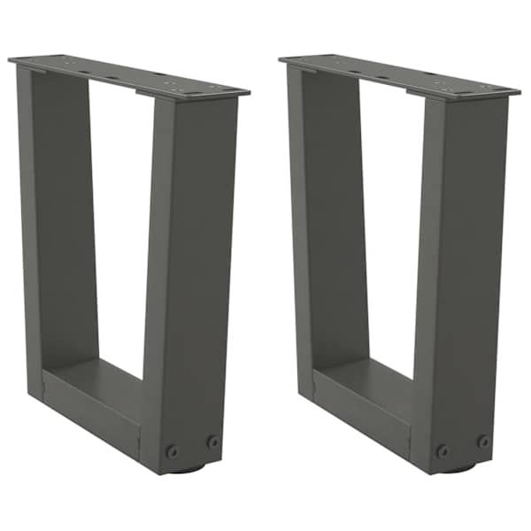 vidaXL kohvilaua jalad V-kujulised 2 tk, antratsiithall, 30 x (30-31,3) cm, teras