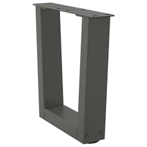 Nohy konferenčního stolku ve tvaru V 2 ks antracitové 30x(30-31,3) cm ocelové - obrázek 4