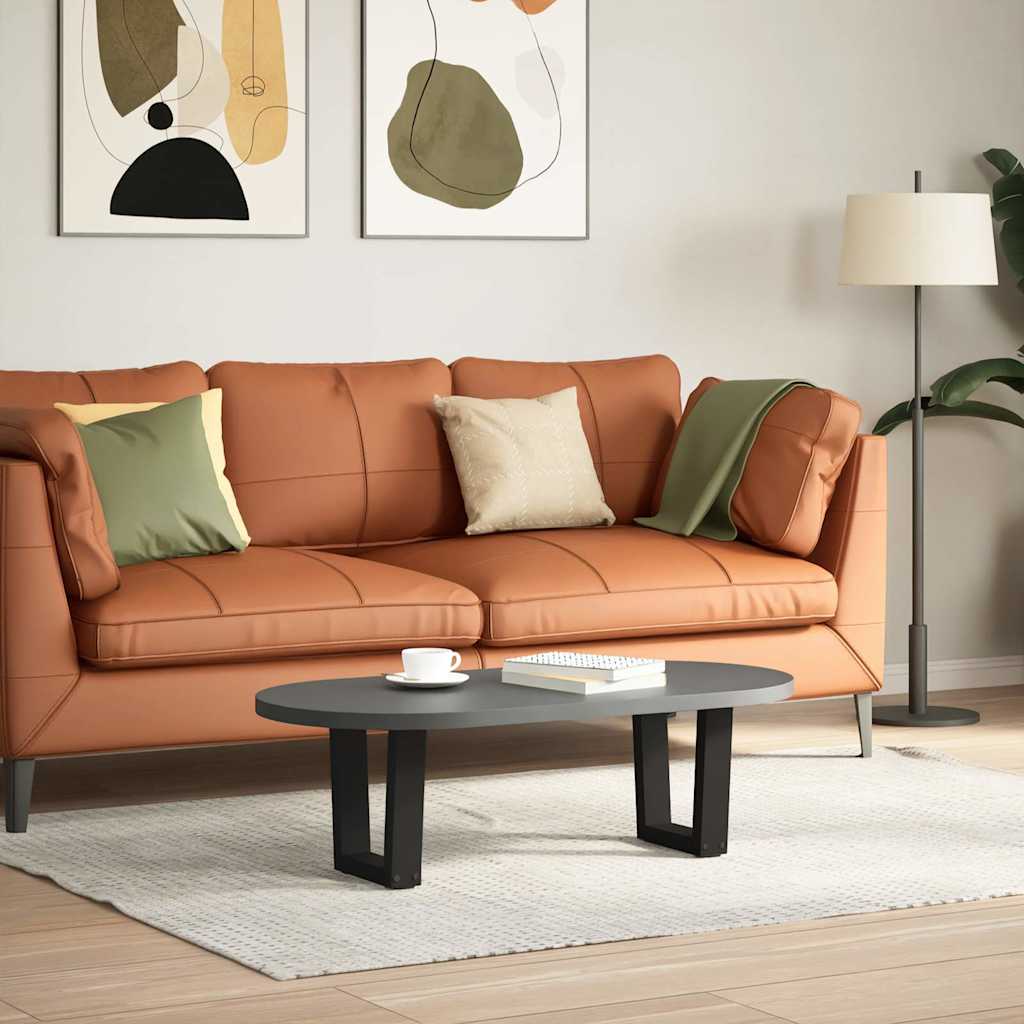 vidaXL Picioare pentru măsuță de cafea în formă de V, 2 buc., negru, 40x(30-31,3) cm, oțel