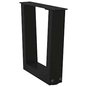 Nohy konferenčního stolku ve tvaru V, 2 ks, černé, 40 x (30-31,3) cm, ocel - obrázek 4