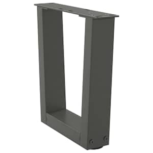 Nohy konferenčního stolku ve tvaru V 2 ks antracitové 40 x (30-31,3) cm ocelové - obrázek 4