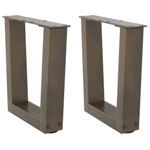 Nohy konferenčního stolku ve tvaru V 2 ks přírodní ocel 40 x (30-31,3) cm ocel - obrázek 1