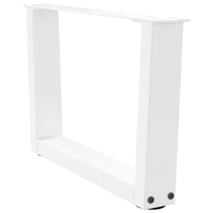 Nohy konferenčního stolku ve tvaru V, 2 ks, bílé, 50 x (30-31,3) cm, ocel - obrázek 4