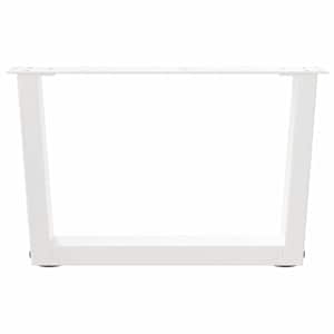 Nohy konferenčního stolku ve tvaru V, 2 ks, bílé, 50 x (30-31,3) cm, ocel - obrázek 5
