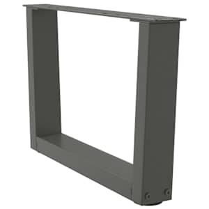 Nohy konferenčního stolku ve tvaru V 2 ks antracitové 50 x (30-31,3) cm ocelové - obrázek 4