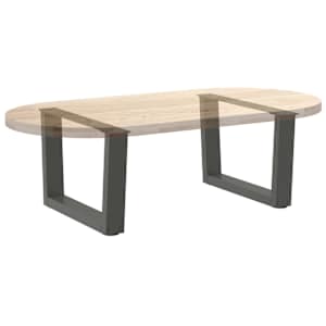 Nohy konferenčního stolku ve tvaru V 2 ks antracitové 50 x (30-31,3) cm ocelové - obrázek 8