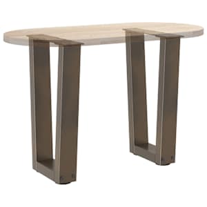 Nohy konferenčního stolku ve tvaru V, 2 ks, přírodní ocel, 28 x (42-43,3) cm, ocel - obrázek 8