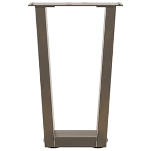 Nohy konferenčního stolku ve tvaru V, 2 ks, přírodní ocel, 38 x (42-43,3) cm, ocel - obrázek 5