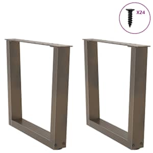 Nohy konferenčního stolku ve tvaru V 2 ks přírodní ocel 50 x (42-43,3) cm ocel - obrázek 4