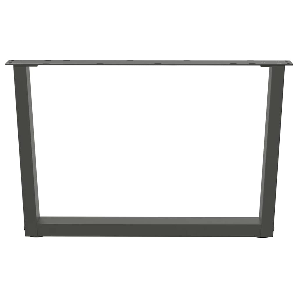 Thumbnail - vidaXL Couchtischbeine V-Form 2 Stück Anthrazit 70x(42-43,3) cm Stahl