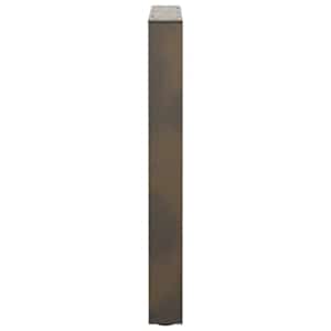 Nohy k jídelnímu stolu ve tvaru V, 2 ks, přírodní ocel, 60 x (72-73,3) cm, ocel - obrázek 6