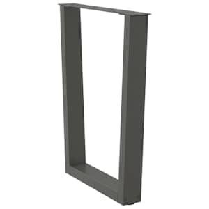 Nohy k jídelnímu stolu ve tvaru V, 2 ks, antracitové, 70 x (72-73,3) cm, ocel - obrázek 4