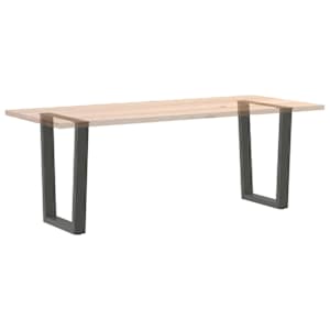 Nohy k jídelnímu stolu ve tvaru V, 2 ks, antracitové, 70 x (72-73,3) cm, ocel - obrázek 8