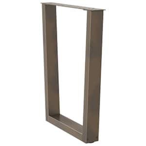 Nohy k jídelnímu stolu ve tvaru V, 2 ks, přírodní ocel, 70 x (72-73,3) cm, ocel - obrázek 5
