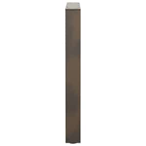 Nohy k jídelnímu stolu ve tvaru V, 2 ks, přírodní ocel, 70 x (72-73,3) cm, ocel - obrázek 6